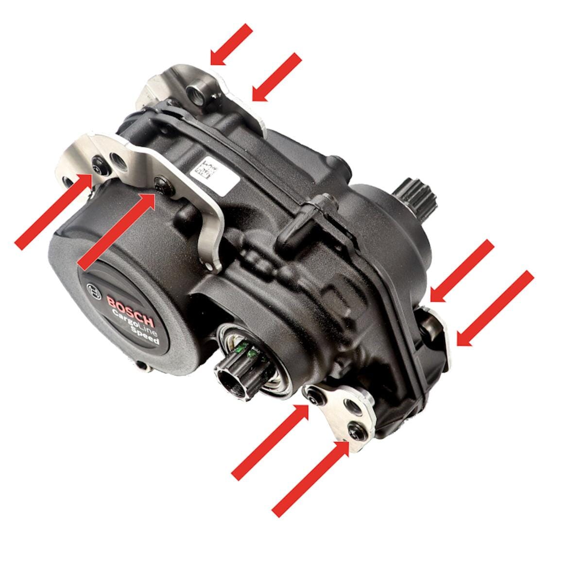 Bosch Gen.4 Motor mit TORX PLUS® Security 25 IPR Schrauben