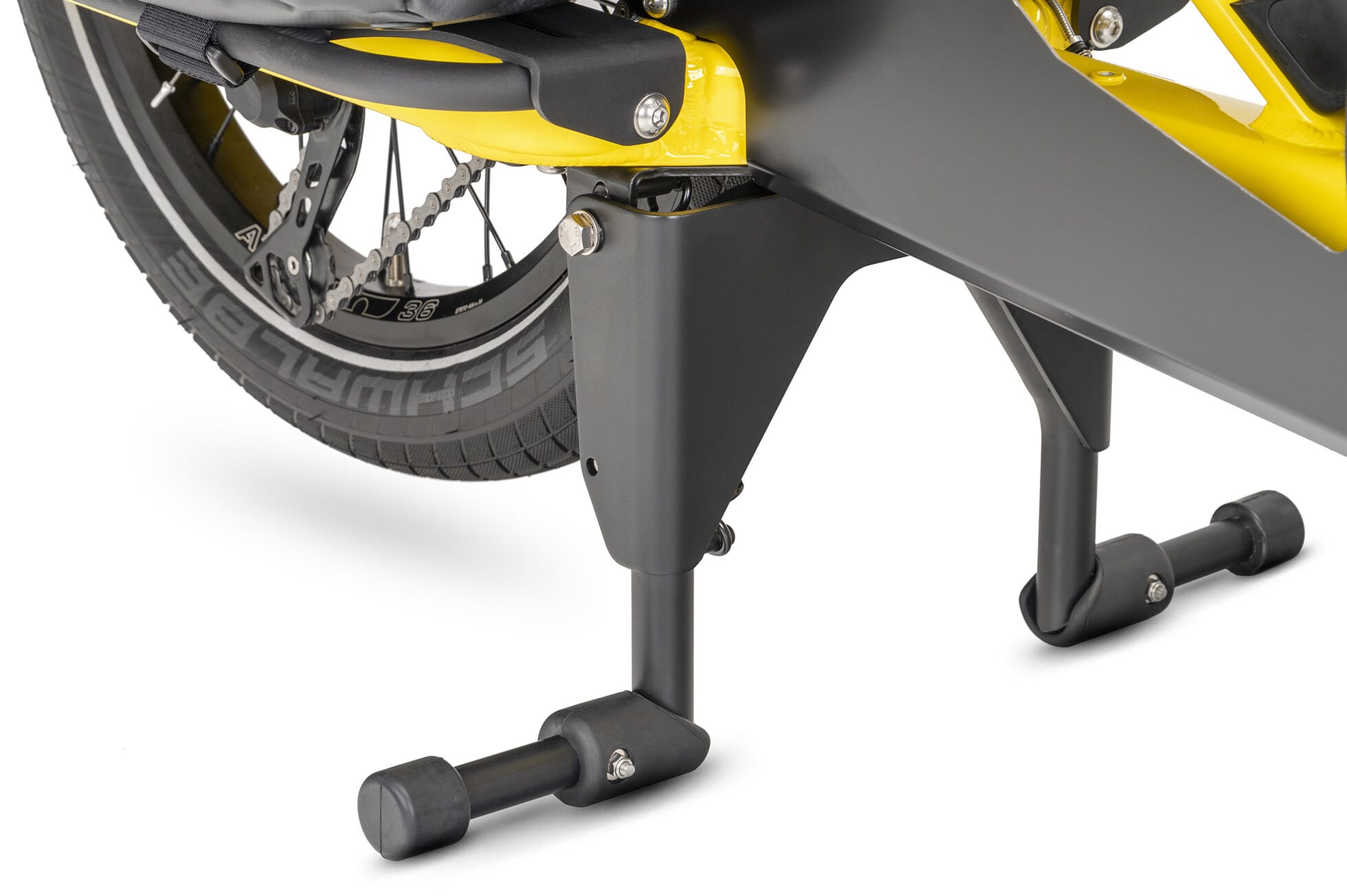 Tern Lockstand Extensions montiert