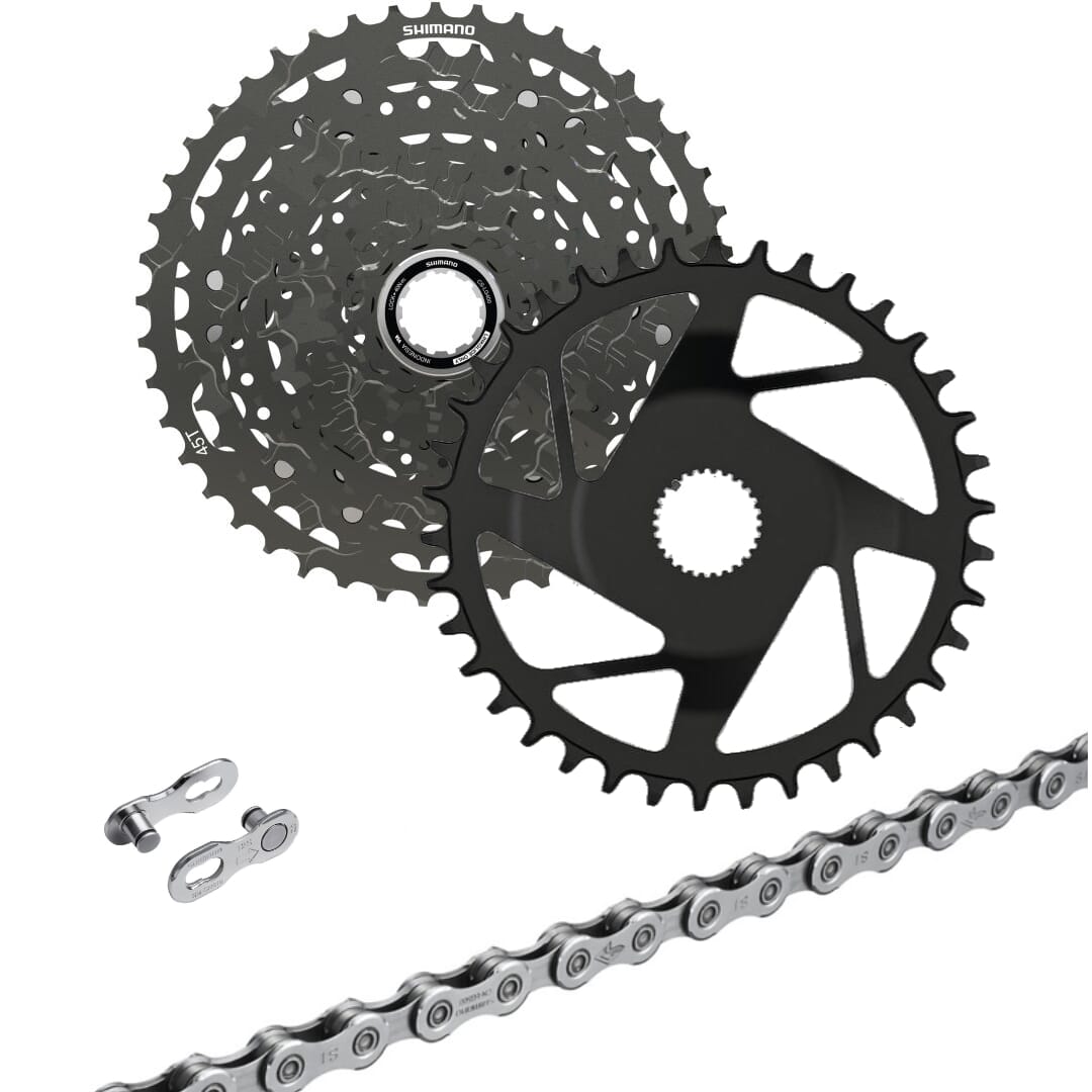 Bosch Gen.4/Gen.5 eBike wear set Shimano Cues LinkGlide 11-speed - Direct Mount - 11-45 teeth