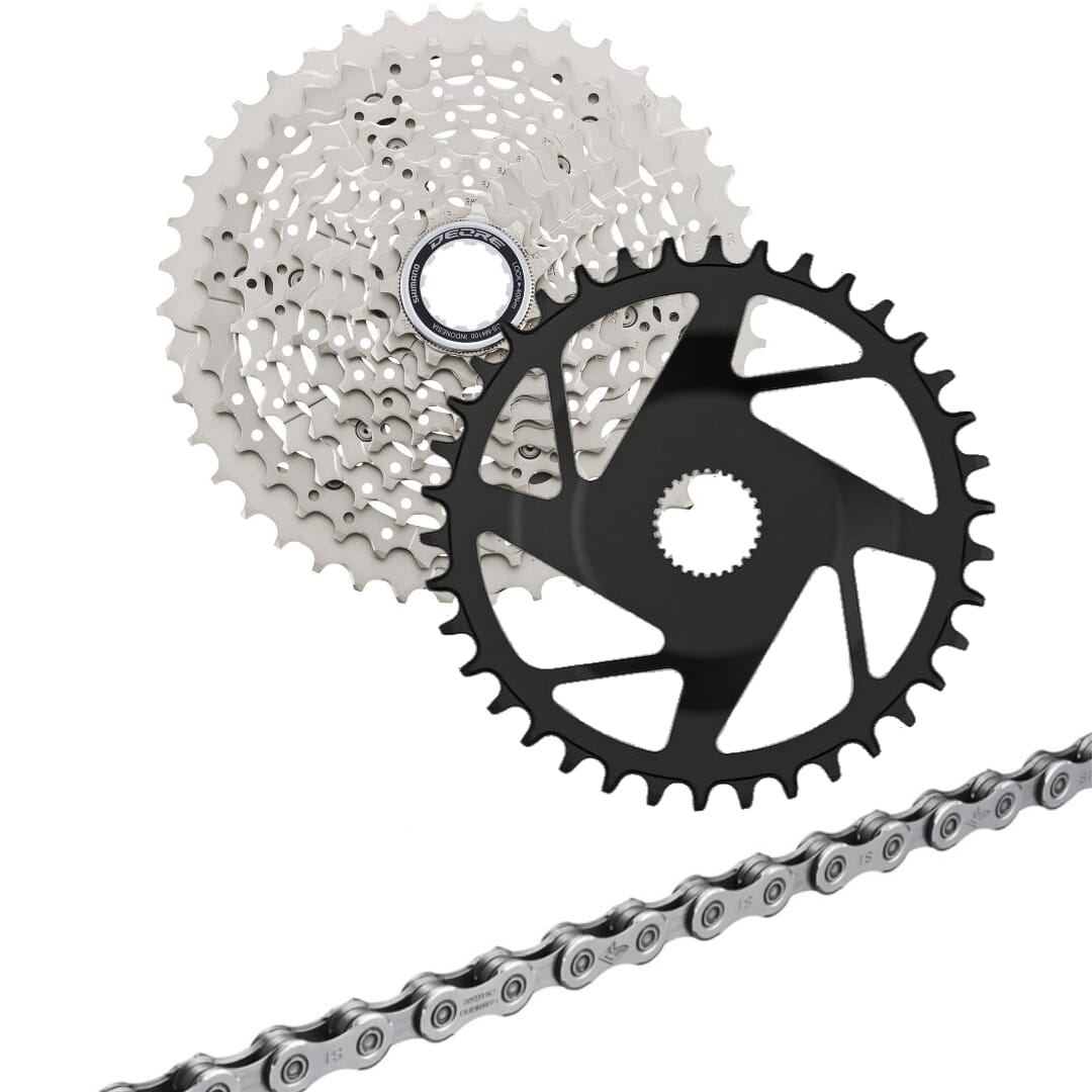 Bosch Gen.4/Gen.5 E-Bike Verschleiß-Set Shimano Deore 10-fach - Direct Mount 11-42 Zähne