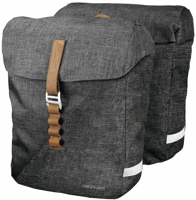 Racktime System Bicycle Double Bag Heda grey