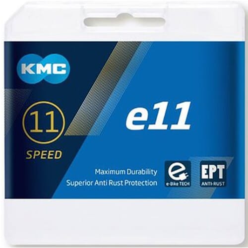 KMC e11 EPT - E-Bike chain - 122 links silver