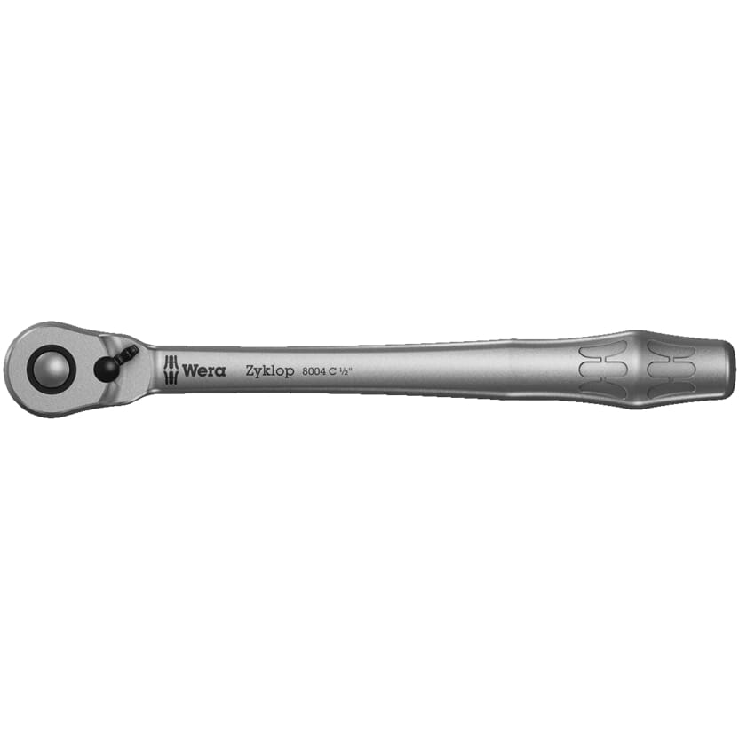Wera 8004 C Zyklop metal ratchet with reversible lever