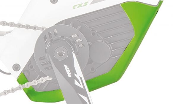 KTM motor cover for Bosch CX motor bottom - green