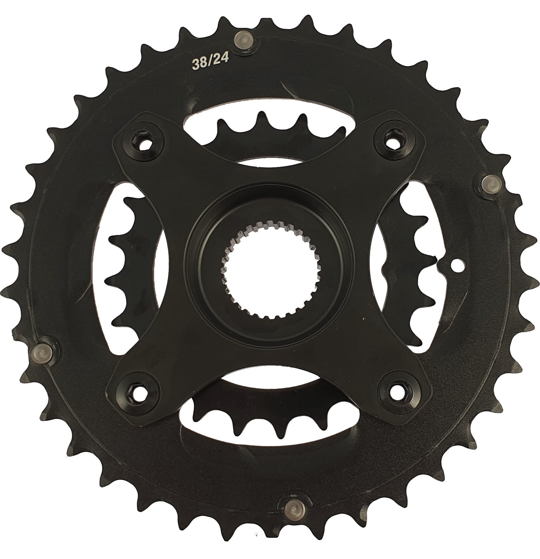 Giant chainring-Set with Spider - 38 / 24 teeth