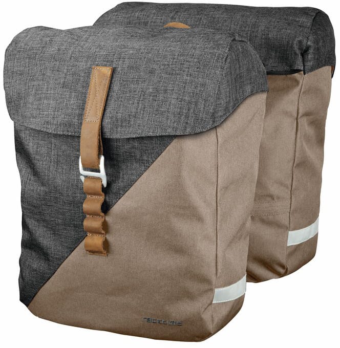 Racktime System double bike bag Heda sand-grey