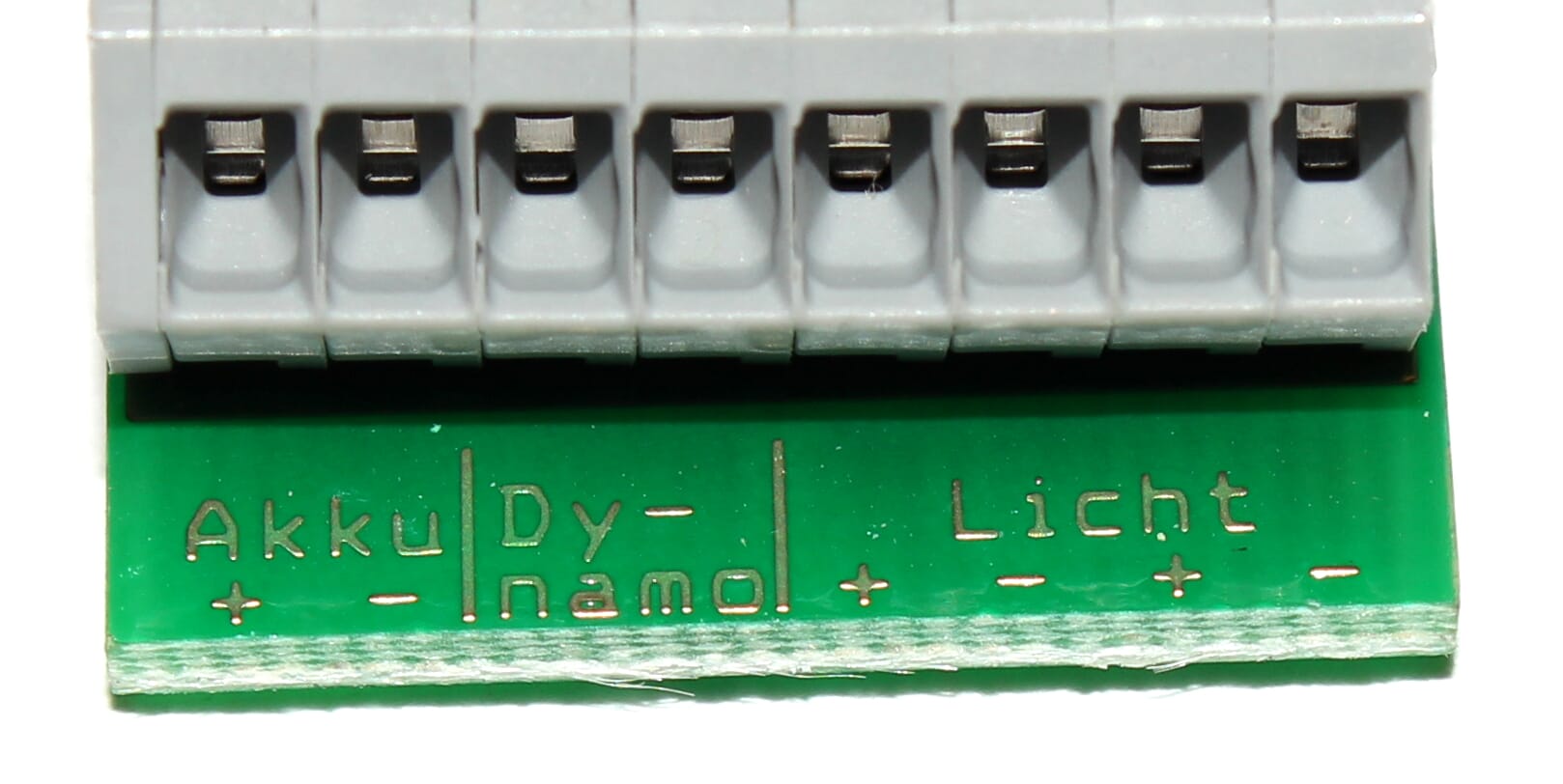 Flyer ebike light converter until 2011 - Connection diagram