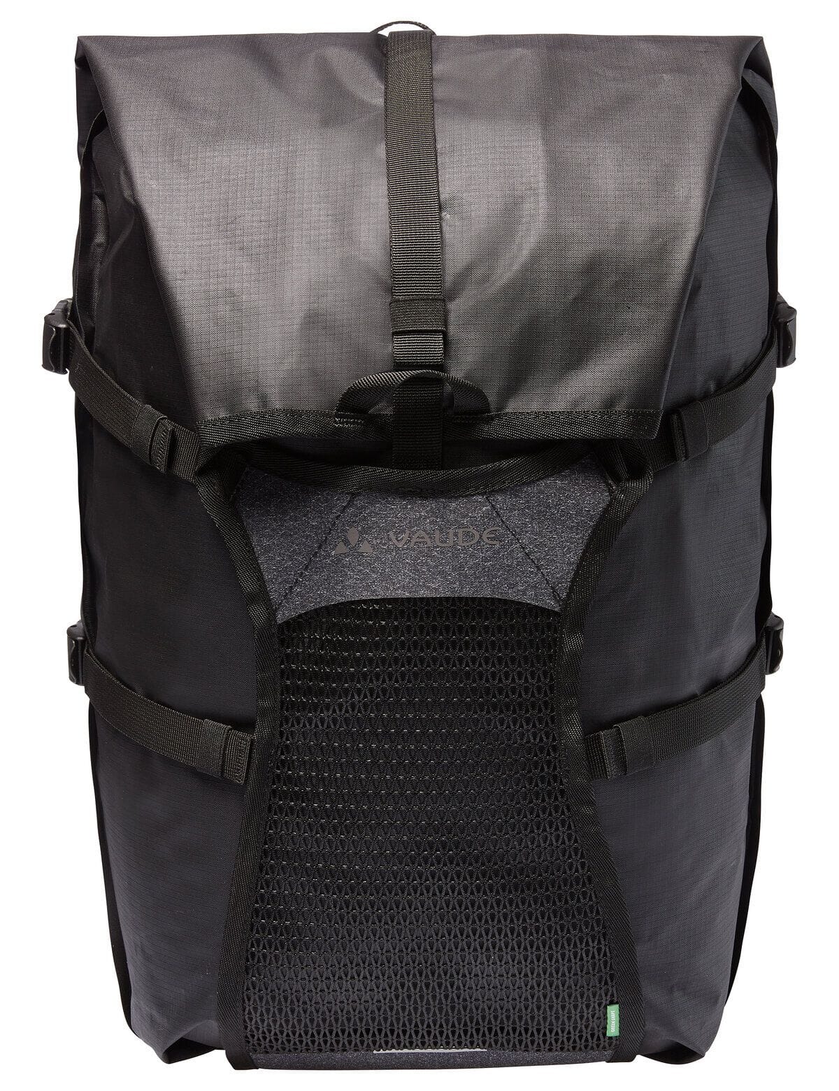 VAUDE Trailcargo Bikepacking Fahrradtasche schwarz - Vorderseite
