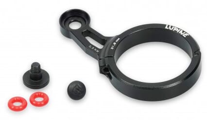 Lupine SL handlebar holder CNC milled - installed