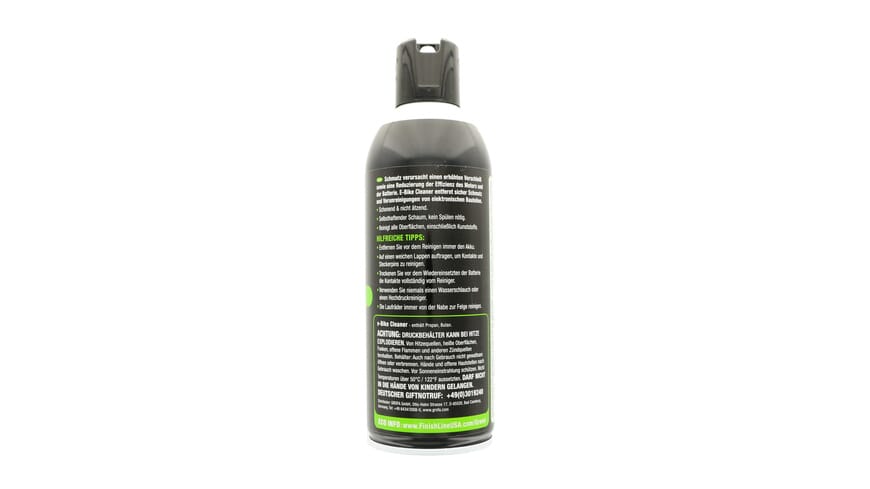 Finish Line e-Bike Cleaner - Back
