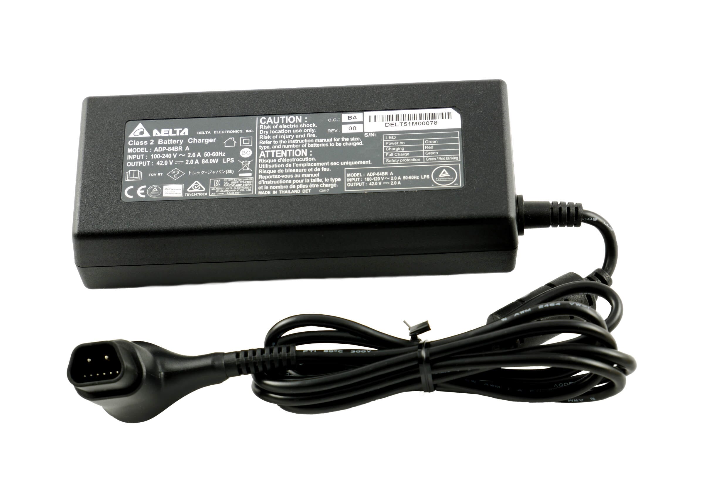 Hyena Gen. 2 e-bike charger (EU cable) - Type plate