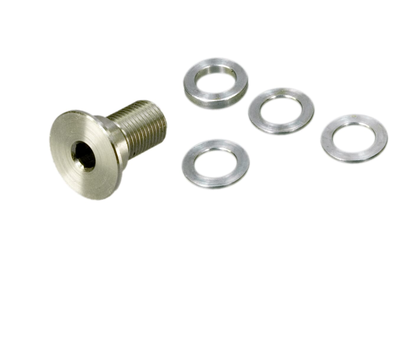 Rohloff frame bolt chain tensioner long with spacers