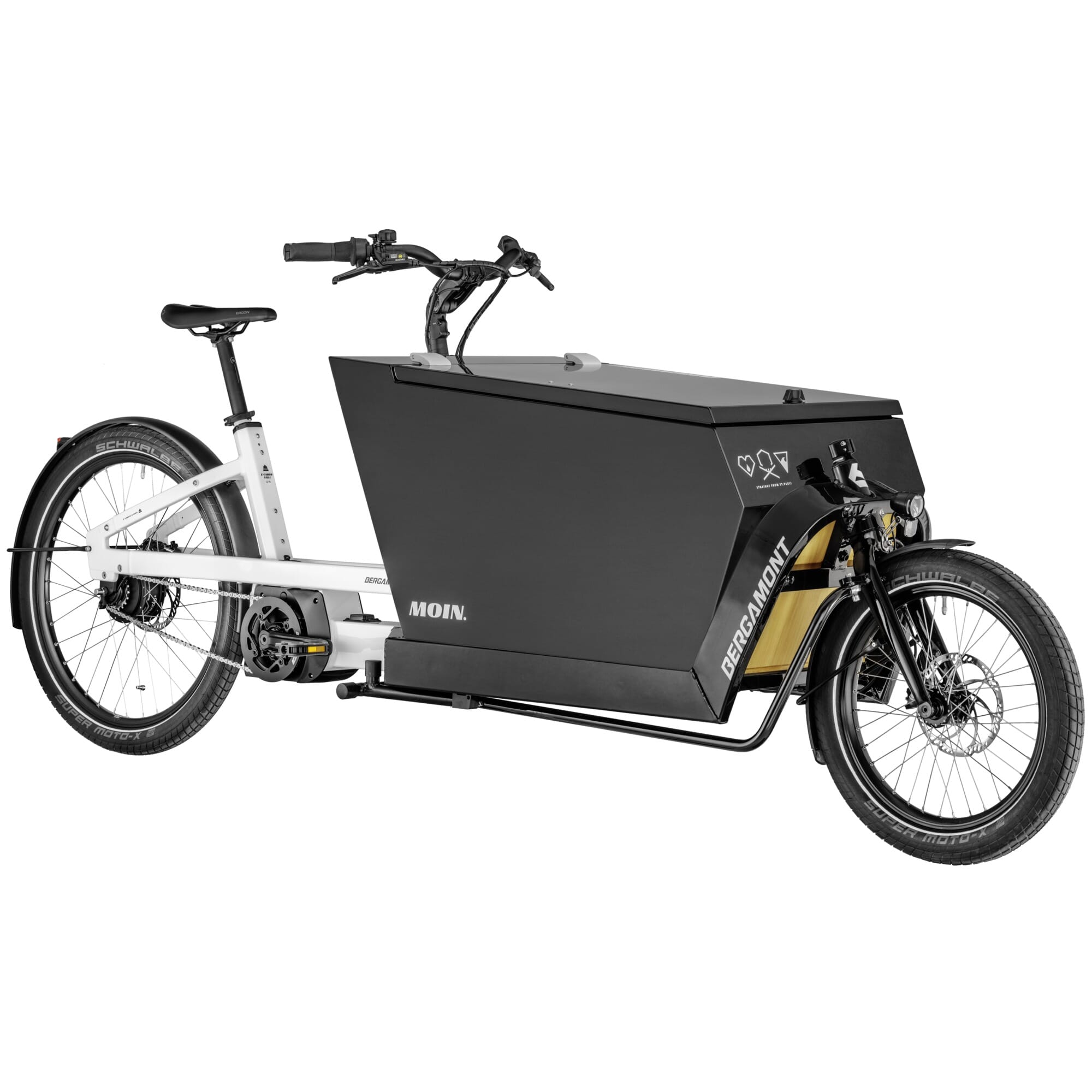 Lockable Alu Transport box Bergamont E-Cargoville LJ mounted