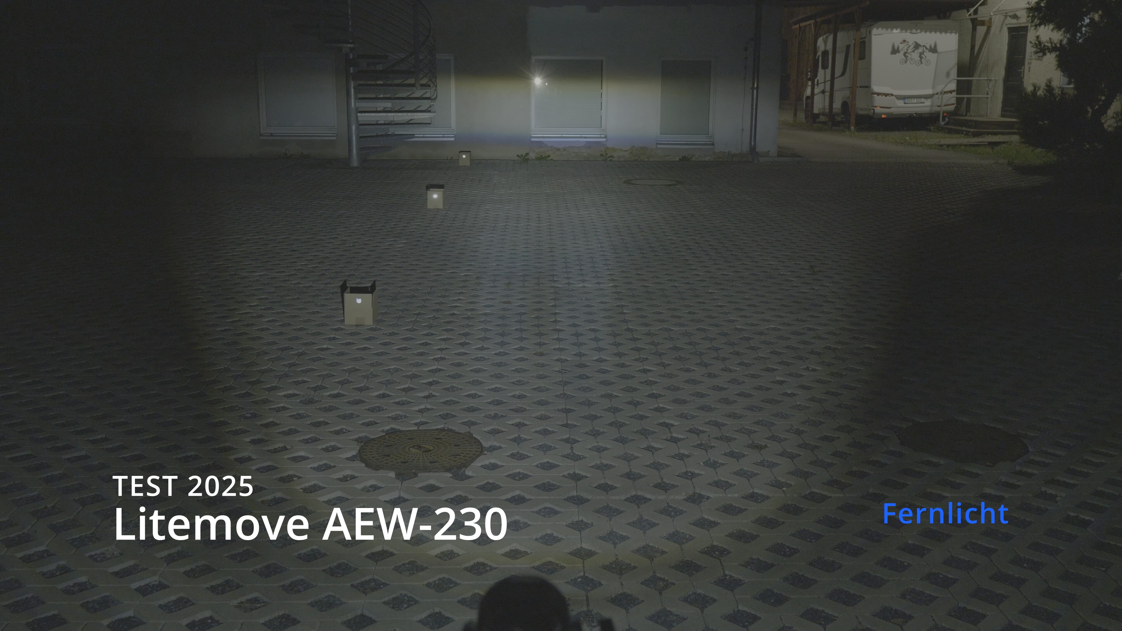 Litemove AEW-230 - Headlight test high beam