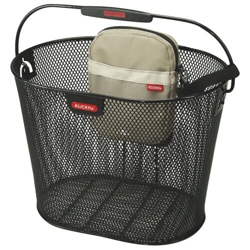 Klick Oval Plus front wheel basket with inner basket pocket - not included!
