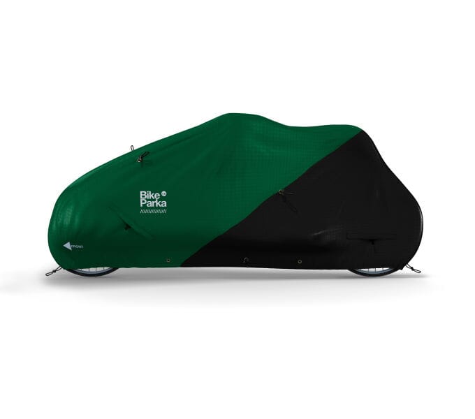 BikeParka Cargo bike cover black green