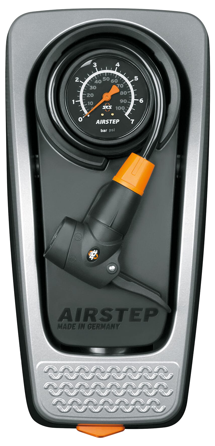 SKS Airstep foot pump - view from above