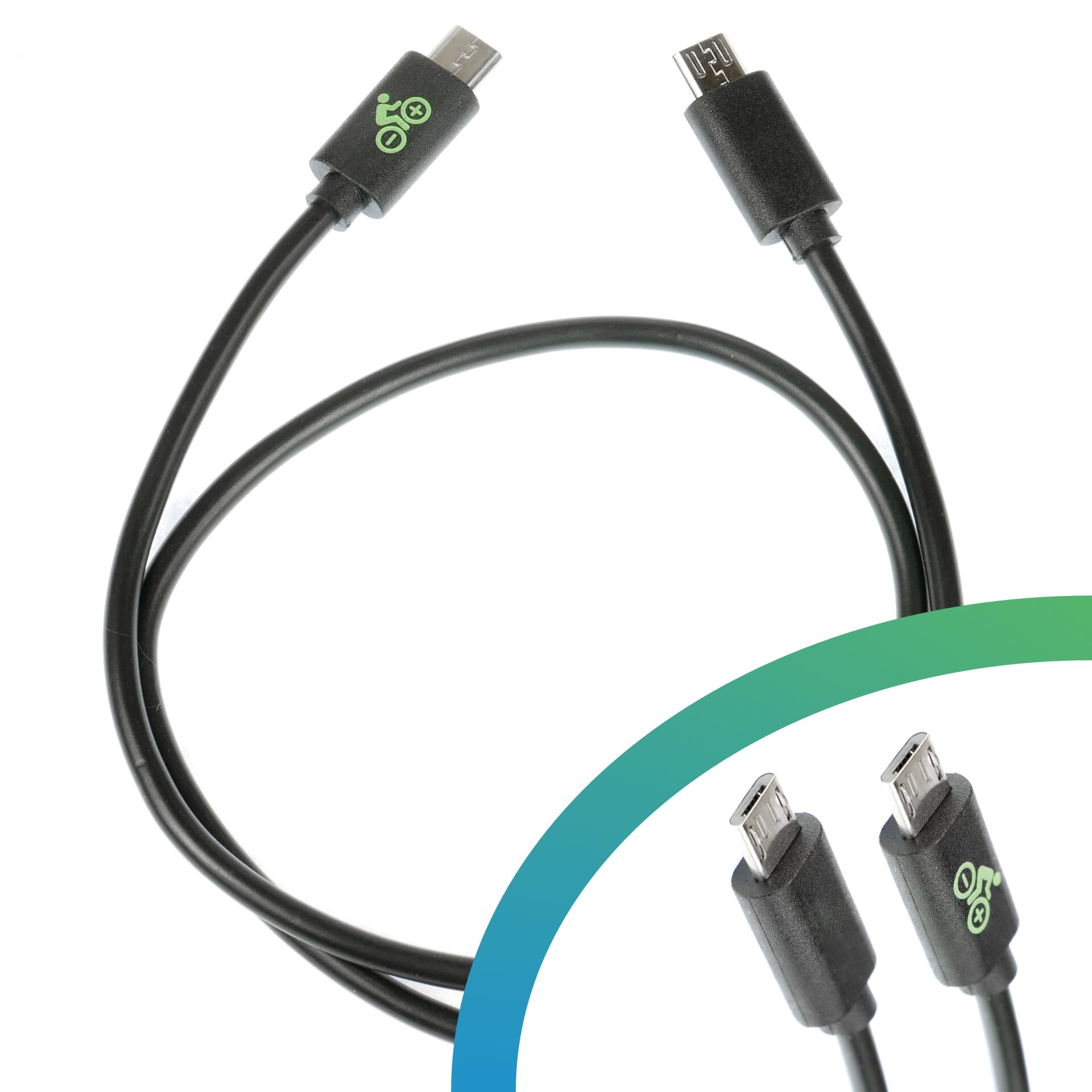 E-Bike USB-Ladekabel Micro USB B auf Micro USB-B