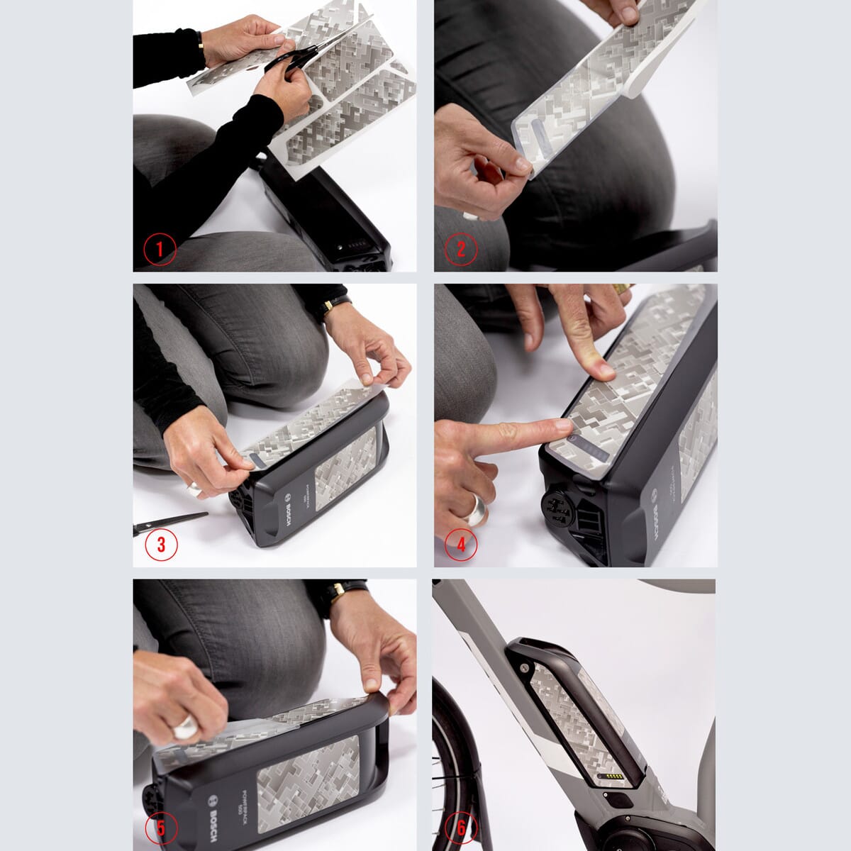 FAHRER Reflective Battery Kit Comparison black/grey