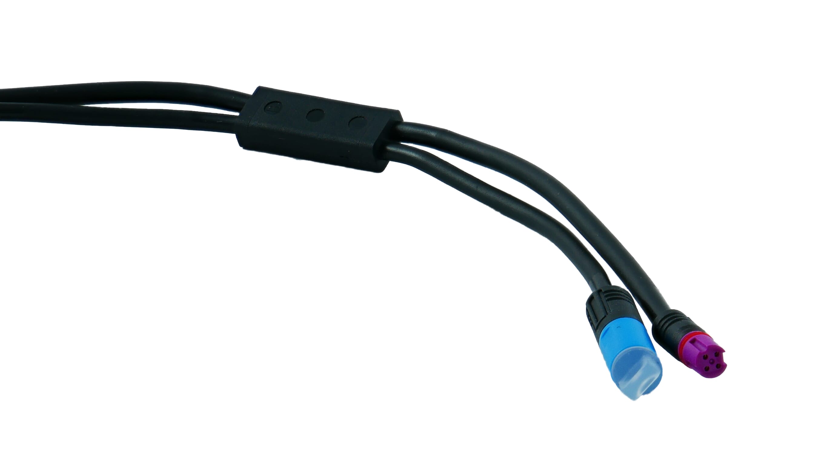 Connection side blue-purple