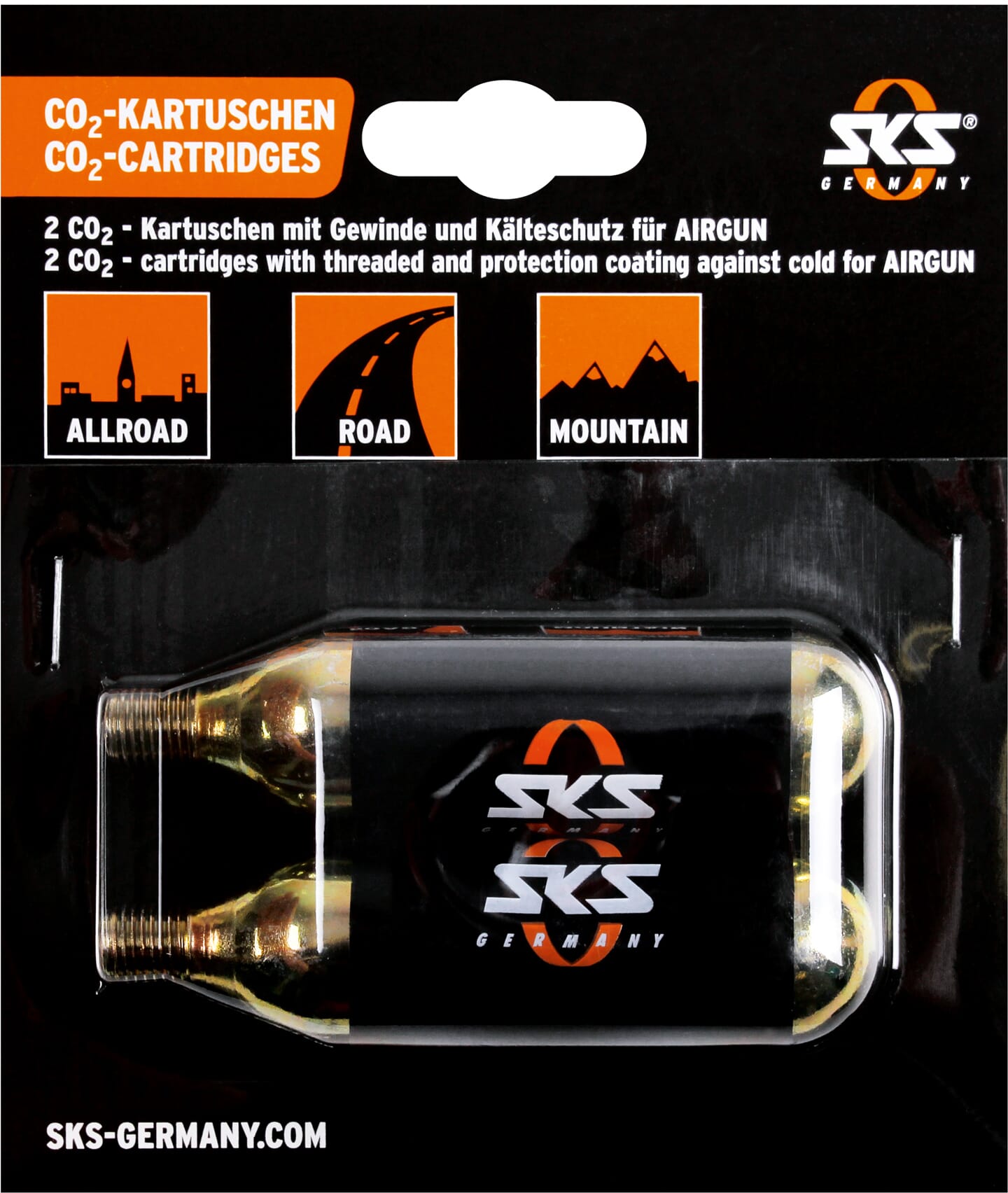 SKS CO2 cartridges with thread