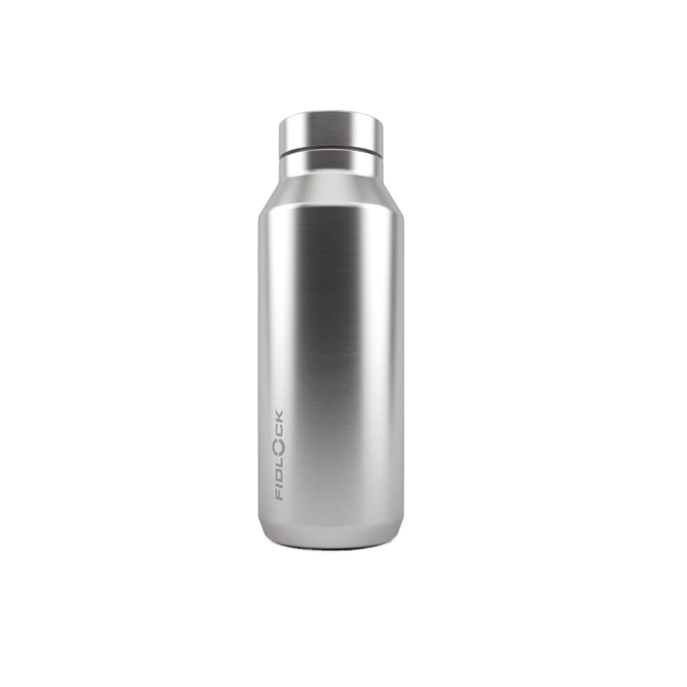 Fidlock Twist Steel Bottle 500 ml isoliert Silber
